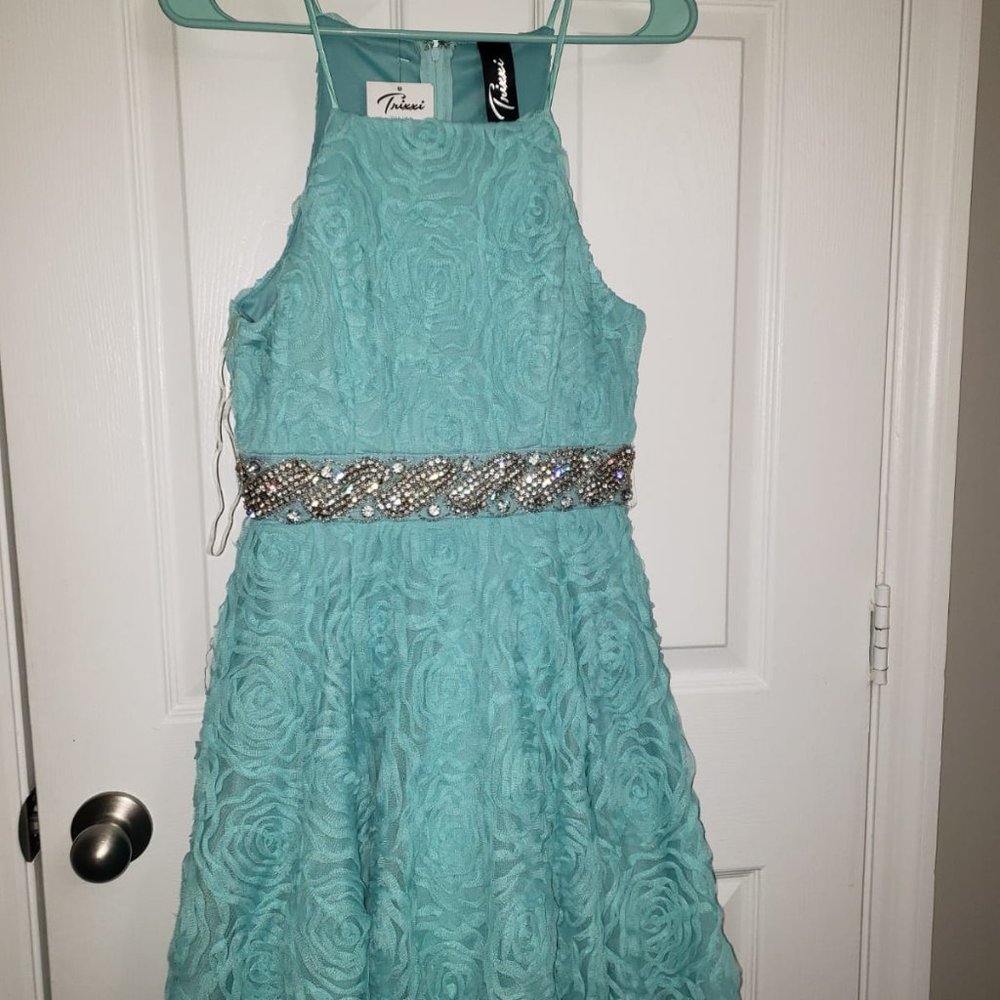Trixxi Juniors Embellished Soutache Party Dress